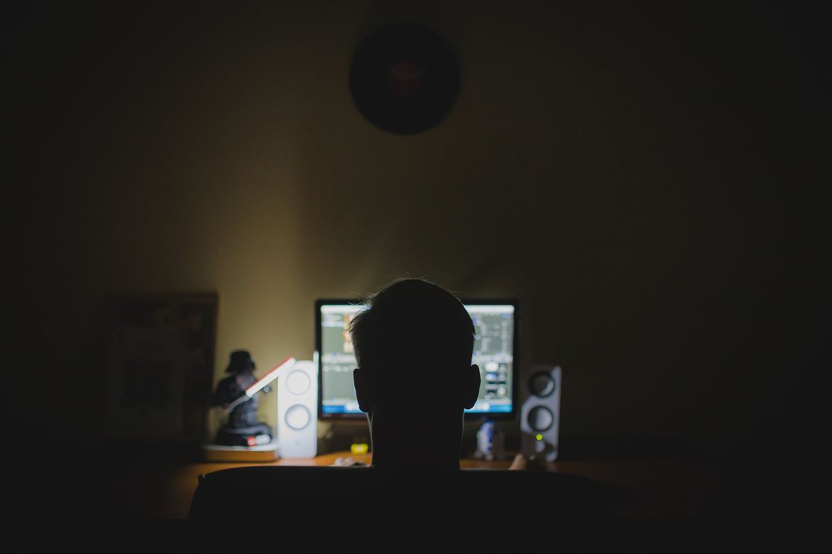 A person doing work