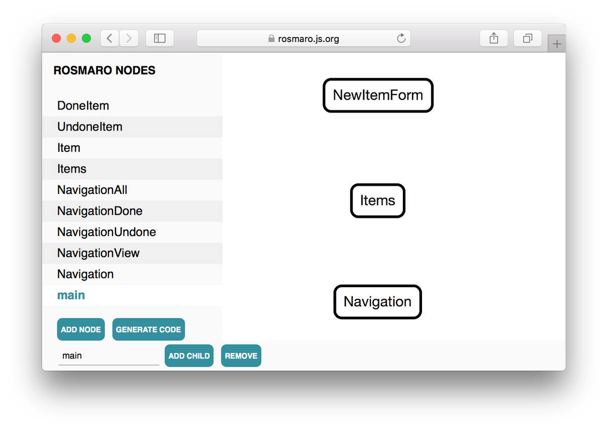 The main node